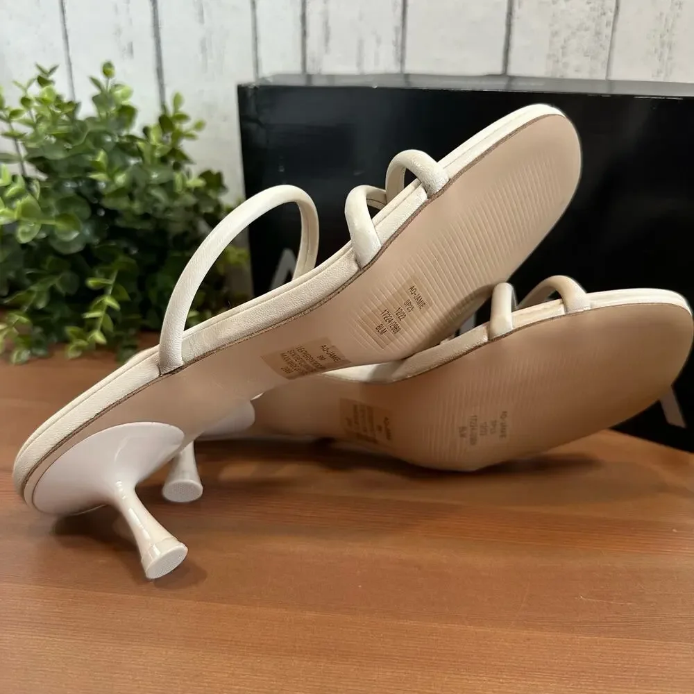 AQUA‎ Women's Jamie Slip On Strappy High Heel Sandals Size 8 $128